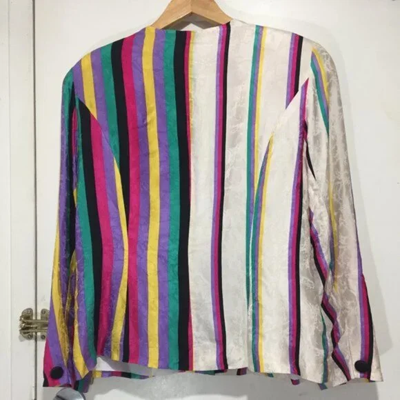 VINTAGE ENCORE STRIPE BLAZERS SIZE 16 - Picture 6 of 6